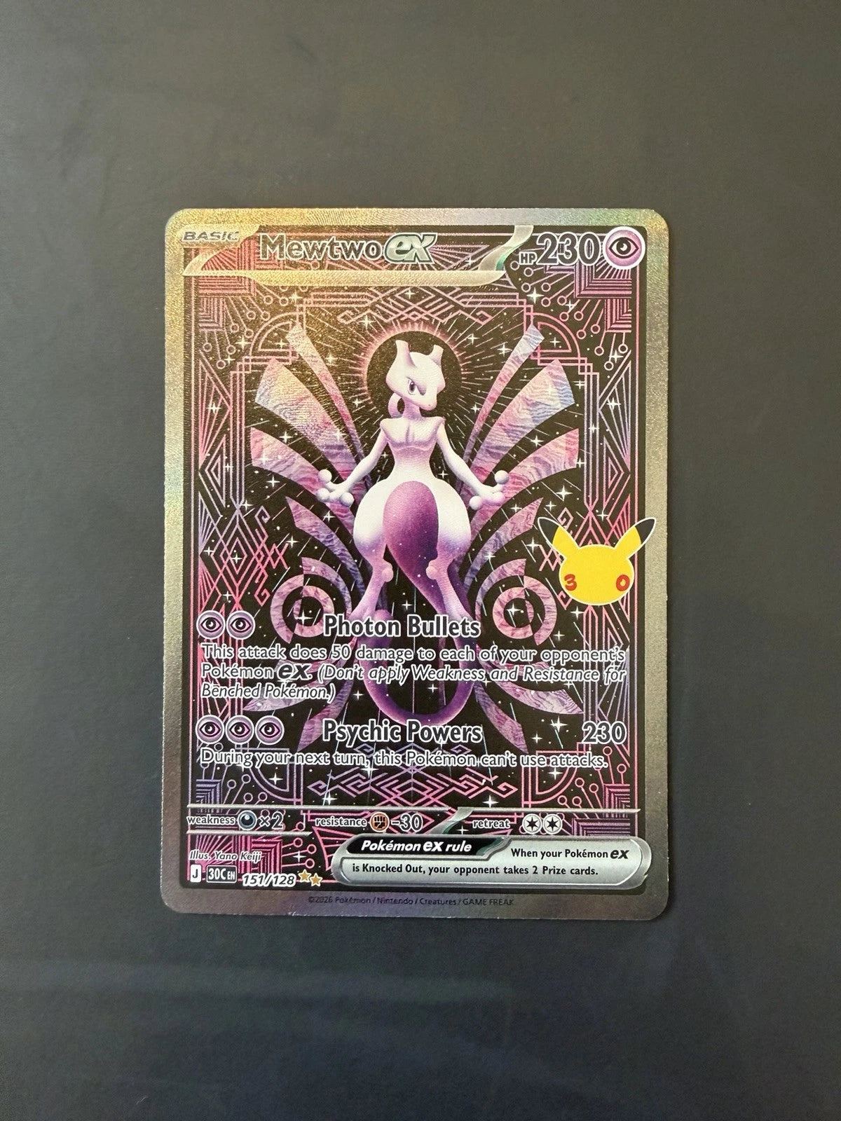 Mewtwo SIR 30th Celebrations 151/128