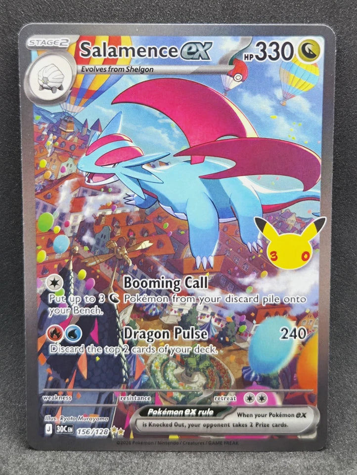 Salamence SIR 30th Celebrations 156/128 - Near Mint